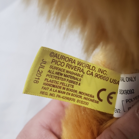 🌞SOLD🌞 Miyoni by Aurora 15-Inch Fox Plush Stuffed Animal 2018 Red White Brown - Picture 10 of 12